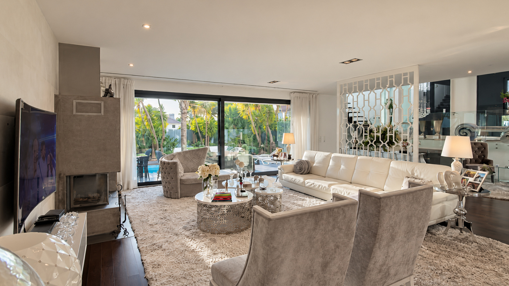 Sala com ligação ao jardim